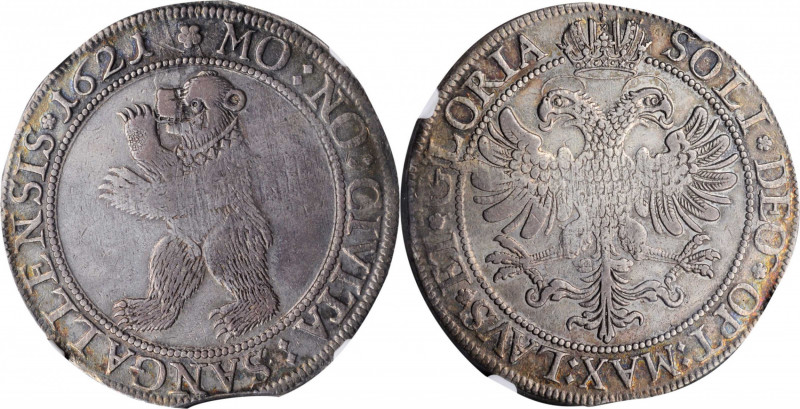 SWITZERLAND. St. Gallen. Taler, 1621. NGC VF Details--Mount Removed.

Dav-4677; ...