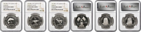 UNITED ARAB EMIRATES. Ajman. 7-1/2 Riyal Proof Set (3 Pieces), AH 1389 (1970). All NGC Certified.

1) PROOF-67 Ultra Cameo. KM-5. Bonefish.
2) PROOF-6...