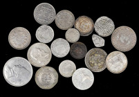 MIXED LOTS. Mostly Silver Issues (18 Pieces). Grade Range: VERY GOOD to VERY FINE.

A wide ranging group of coins, all silver except for Buenos Aires ...
