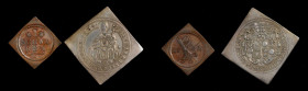 MIXED LOTS. Klippe Pair (2 Pieces), 1684 & 1781. Average Grade: VERY FINE Details.

1) Austria. Salzburg. 1/4 Klippe Taler. 1684. Archbishop Max Grand...