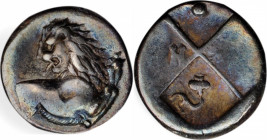 THRACE. Thracian Chersonesos. AR Hemidrachm (2.35 gms), ca. 386-336 B.C. CHOICE VERY FINE.

McClean-4105; HGC-3.2, 1437. Obverse: Forepart of lion rig...