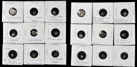 ARABIA & NEAR EAST. Nonet of Silver Denominations (9 Pieces). Grade range: FINE to CHOICE VERY FINE.

A pleasing mix of mostly fractional issues from ...
