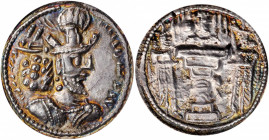 SASSANIAN EMPIRE. Shahpur II, A.D. 309-379. AR Drachm, ND. ANACS AU 50.

Gobl-102. An overall pleasing example of the type, with sharp obverse strike ...