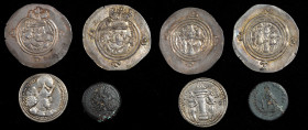 MIXED LOTS. Africa & Near East. Quartet of Mixed Denomination (4 Pieces). Grade Range: CHOICE VERY FINE to CHOICE EXTREMELY FINE.

A grouping of easte...