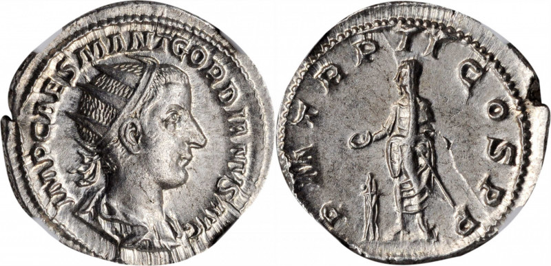 GORDIAN III, A.D. 238-244. AR Double-Denarius (Antoninianus) (5.84 gms), Rome Mi...