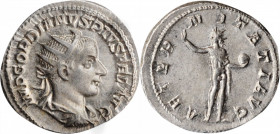 GORDIAN III, A.D. 238-244. AR Double-Denarius (Antoninianus) (4.67 gms), Rome Mint, A.D. 240-244. CHOICE ALMOST UNCIRCULATED.

RIC-83; RSC-41. Obverse...