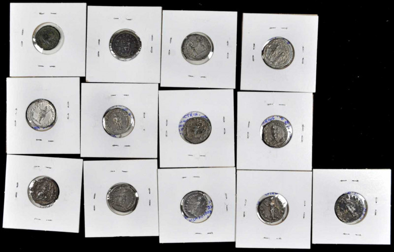 MIXED LOTS. Group of Silver Denarii (13 Pieces). Average Grade: VERY FINE.

Most...