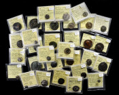 LOT WITHDRAWN

This grouping, an excellent selection for the dealer, presents a great mix of types from the Greek world (9 silver and 5 bronze) and th...
