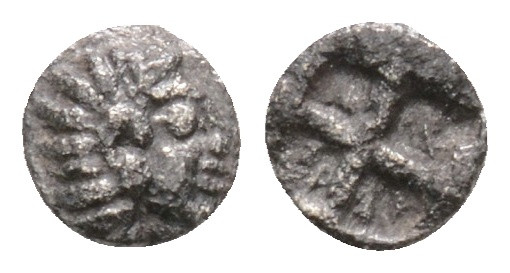 Greek
IONIA, Uncertain. (circa 6th century BC.)
Tetartemorion Silver (4.6mm 0.14...