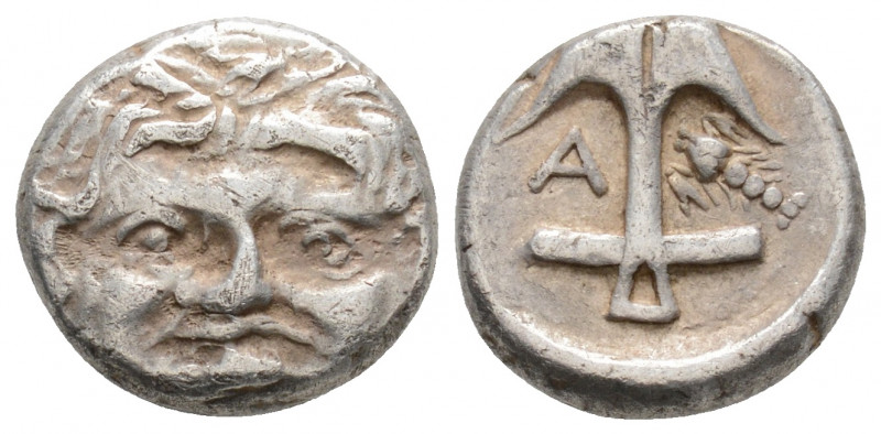 Greek
THRACE, Apollonia Pontika. (Circa 450-400 BC)
Drachm Silver (13mm 2.81g)
G...