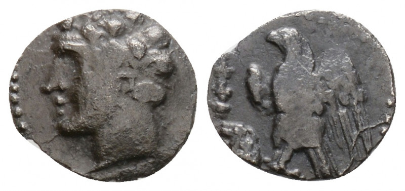 Greek
CILICIA, Uncertain. (circa 4th century BC). 
Obol Silver (9.8mm 0.53g)
Mal...