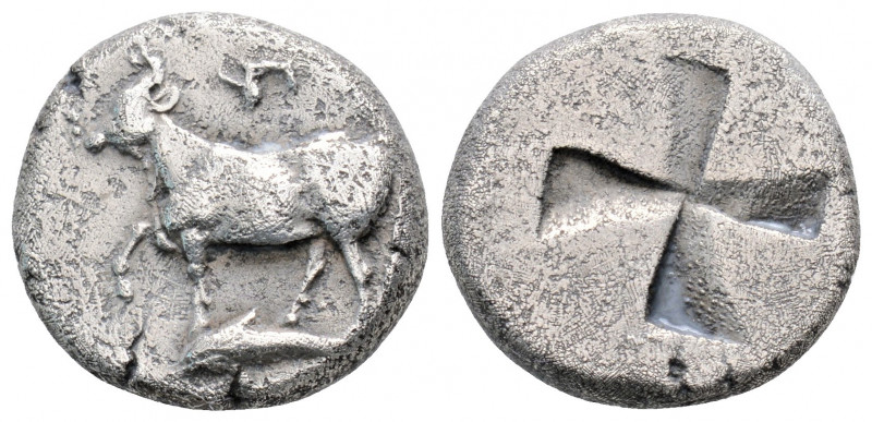 Greek
THRACE Byzantion (Circa 357-340 BC )
Drachm Silver (16.33mm 5.17g)
Cow sta...