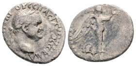 Roman Provincial
CAPPADOCIA. Caesarea. Vespasian (circa 69-79 AD).
 Hemidrachm.(15.3mm 1.70g)
Obv: AYTOKP KAICAP OYЄCΠACIANOC CЄBA. Laureate head righ...