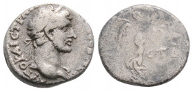 Roman Provincial
CAPPADOCIA. Caesarea. Hadrian (Dated year 4 = 119-120 AD).
Hemidrachm Silver (13.4mm 1.73g)
Obv: AYTO KAIC TPAI AΔPIANOC CЄBACT, laur...