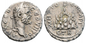 Roman Provincial 
CAPPADOCIA. Caesarea. Septimius Severus (193-211 AD). Dated RY 2.
Drachm Silver (18.2mm 3g)
Obv: AY Λ CEΠ CEOYHPOC. Laureate head ri...