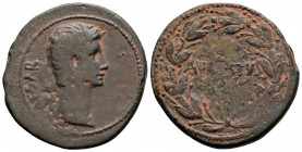 Roman Provincial
Seleucis and Pieria. Antioch. Augustus (27 BC-14 AD).
AE Bronze (28mm 9.50mm).
Obv: CAESAR. Bare head right.
Rev: AVGVSTVS. Legend wi...