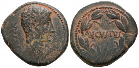 Roman Provincial
Seleucis and Pieria. Antioch. Augustus (27 BC-14 AD).
AE Bronze (25.5mm 11.17g).
Obv: CAESAR. Bare head right.
Rev: AVGVSTVS. Legend ...