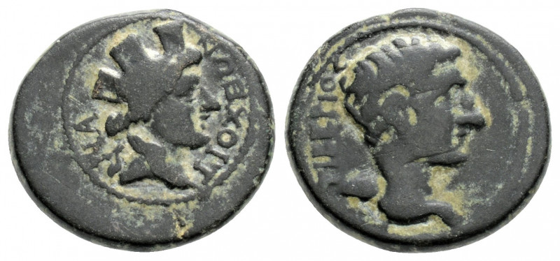 Roman Provincial 
CARIA. Antioch ad Maeandrum. Tiberius (14-35 AD). 
AE Bronze (...