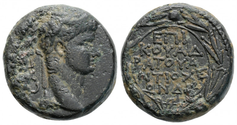 Roman Provincial
SYRIA, Seleucis and Pieria. Antioch. Nero. (54-68 AD). Dated ye...