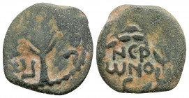 Roman Provincial
Judaea, Procurators. Porcius Festus (circa 59-62 AD).In the name of Nero. Jerusalem mint. Dated RY 5 of Nero (58/9 AD).
AE Bronze (17...