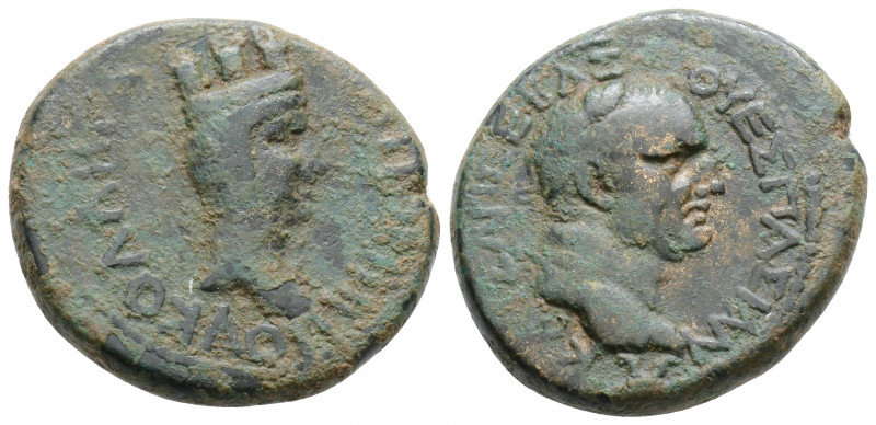 Roman Provincial 
CILICIA. Pompeiopolis. Vespasian (69-79 AD).
AE Bronze (23.28m...