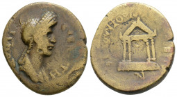 Roman Provincial 
PHRYGIA. Laodicea ad Lycum. Domitia (Augusta, 82-96 AD). Kornelios Dioskourides, magistrate.
AE Bronze (23.2mm 6.41g)
Obv: ΔOMITIA C...