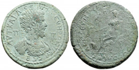Roman Provincial
CILICIA, Tarsus. Septimius Severus. (193-211 AD).
AE Bronze (37.3mm 20.70g)
Obv: Radiate and cuirassed bust right, slight drapery on ...
