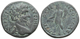 Roman Provincial
Pisidia, Antiochia. Septimius Severus. (193-211 AD).
AE Bronze (23.2mm 6g)
Obv: L SEPT SE-V AVG IMP P, laureate head of Septimius Sev...