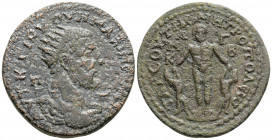Roman Provincial
CILICIA, Tarsus. Maximinus I.(circa 235-238 AD).
AE Bronze (37mm 24,3g)
Obv: Radiate, draped, and cuirassed bust right
Rev: Apoll...