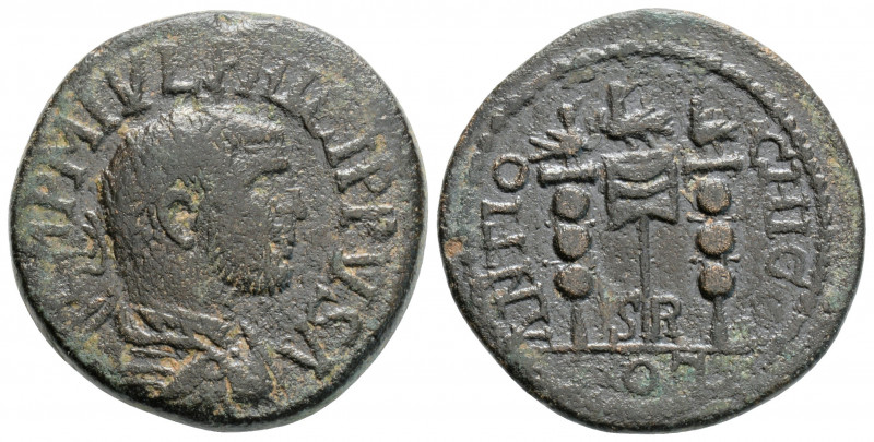 Roman Provincial
Pisidia, Antioch. Philip I. (244-249 AD).
AE Bronze (25.4mm 9.6...