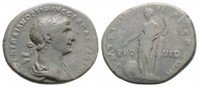 Roman Imperial Coins
TRAJAN (98-117 AD). Rome.
Denarius Silver (18.8mm 2.84g)
Obv: IMP CAES NER TRAIAN OPTIM AVG GER DAC PARTHICO. Laureate and draped...
