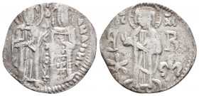 Byzantine
Andronicus III Palaeologus Reduced Basilikon. Constantinople, (1328-1341 AD).
Silver (19.1mm 1.06g)
Obv: Christ Pantokrator standing faci...