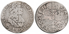Medieval
HOLY ROMAN EMPIRE. Leopold I (1657-1705). 6 Kreuzer (1693). Hall.
AR SILVER (23.4 mm 2.83 g)
Obv: LEOPOLDVS D G R I S A G H BR.
Laureate, dra...