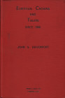 DAVENPORT J. S. - European Crowns and Talers since 1800. London, 1964. Pp. 423, con 974 ill. nel testo. ril. ed. buono stato.