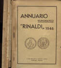 RINALDI O. - Annuario numismatico Rinaldi. 1946 – 1950 completo. 5 fascicoli con ottimi articoli di numismatica antica, medioevale. Ril. ed sciupate, ...