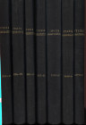 RINALDI O. - Italia Numismatica 1950 – 1971. Completa in 7 volumi. ill. e tavole nel testo. ril. \ tela, cartonato rigido buono stato. importanti arti...