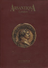 ARSANTIQUA. London, 4 – October, 2001. Auction II. Greek and roman coins, medieval coins. Pp. 199, nn. 891, tutti ill. a colori + 2 tavv. ril. ed buon...