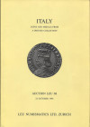 BANK LEU. - Auktion 68. Zurich, 22 – October – 1996. ITALY Coins and medals from private collection. Ril. editoriale, pp. 178, nn. 683, illustrati nel...