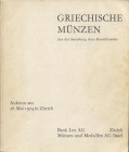 LEU BANK AG. – MUNZEN UND MEDAILLEN. - Zurigo, 28 – May, 1974. Collection Charles Gillet. Griechische munzen. Pp. 372, nn. 253, tutti illustrati anche...