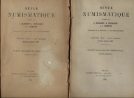 A.A.V.V. Revue Numismatique. Paris, 1939. 2 fascicoli, completo. Pp. 291 + XXXVI, tavv. 4. Brossura ed. sciupata. Buono stato