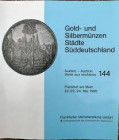 FRANKFURTER MUNZHANDLUNG GMBH Frankfurt am Main – Auction 144, 22-24 mai 1995. Gold und silbermunzen – Stadte – Suddeutschland. Pp. 352, nn. 3003 all ...