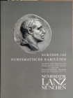 LANZ NUMISMATIK – Munchen, 6 juni 2016. Antike 162. Numismatische raritaten. Munzen und medaillen antike, mittelater, neuzeit. pp. 107, 570 monete des...