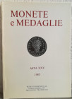 KUNST UND MUNZEN Lugano - Asta n. XXV del 24-26 Ottobre 1985. Monete e Medaglie di zecche italiane e straniere. pp. 96, lotti 2091, tavv. 108 b/n. Imp...