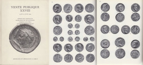 MUNZEN UND MEDAILLEN AG – Auktion XXVIII 28. Basel, 19-20 Juin 1964. Monnaies Grecques et Romaines provenant d' une colléction americaine et d'une col...