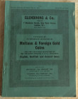 Glendening & Co. Catalogue of an Important Collection of Maltese & Foreign Gold Coins, and the valuable Collection of Mr. Wharton Sinkler of U.S.A. In...