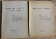 Ratto M. Lotto di 2 listini Marzo 1964 e Febbraio 1966. Ottima conservazione.
