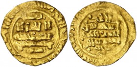 Ramon Berenguer I (1035-1076). Barcelona. Mancús. (Cru.V.S. 25) (Cru.C.G. 1825). 2,67 g. Imitación de los dinares de Yahya al Mutalí de Ceuta, con ley...