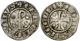 Ermengol X (1267-1314). Agramunt. Diner. (Cru.V.S. 128) (Cru.C.G. 1945). 0,50 g. MBC-.