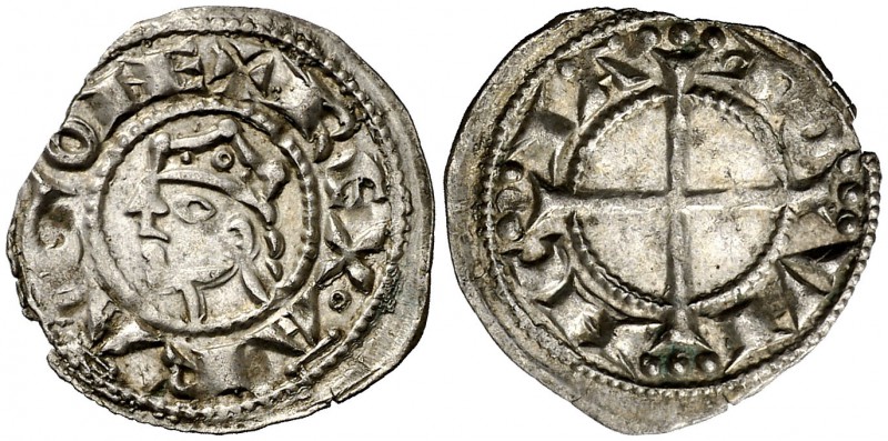 Pere I (1196-1213). Provença. Ral coronat. (Cru.V.S. 172) (Cru.C.G. 2114a). 0,70...