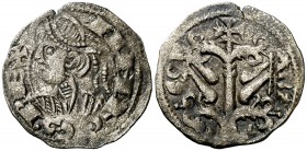Alfons I (1162-1196). Aragón. Dinero jaqués. (Cru.V.S. 298) (Cru.C.G. 2106). 0,93 g. Insignificante grieta. Escasa. MBC.